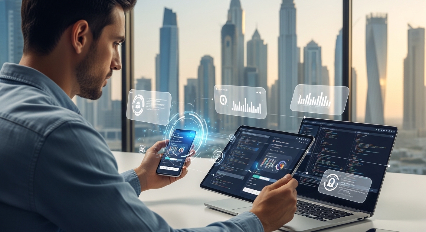 Software App Development - Emirates Techhub Native and cross-platform mobile applications for iOS and Android.