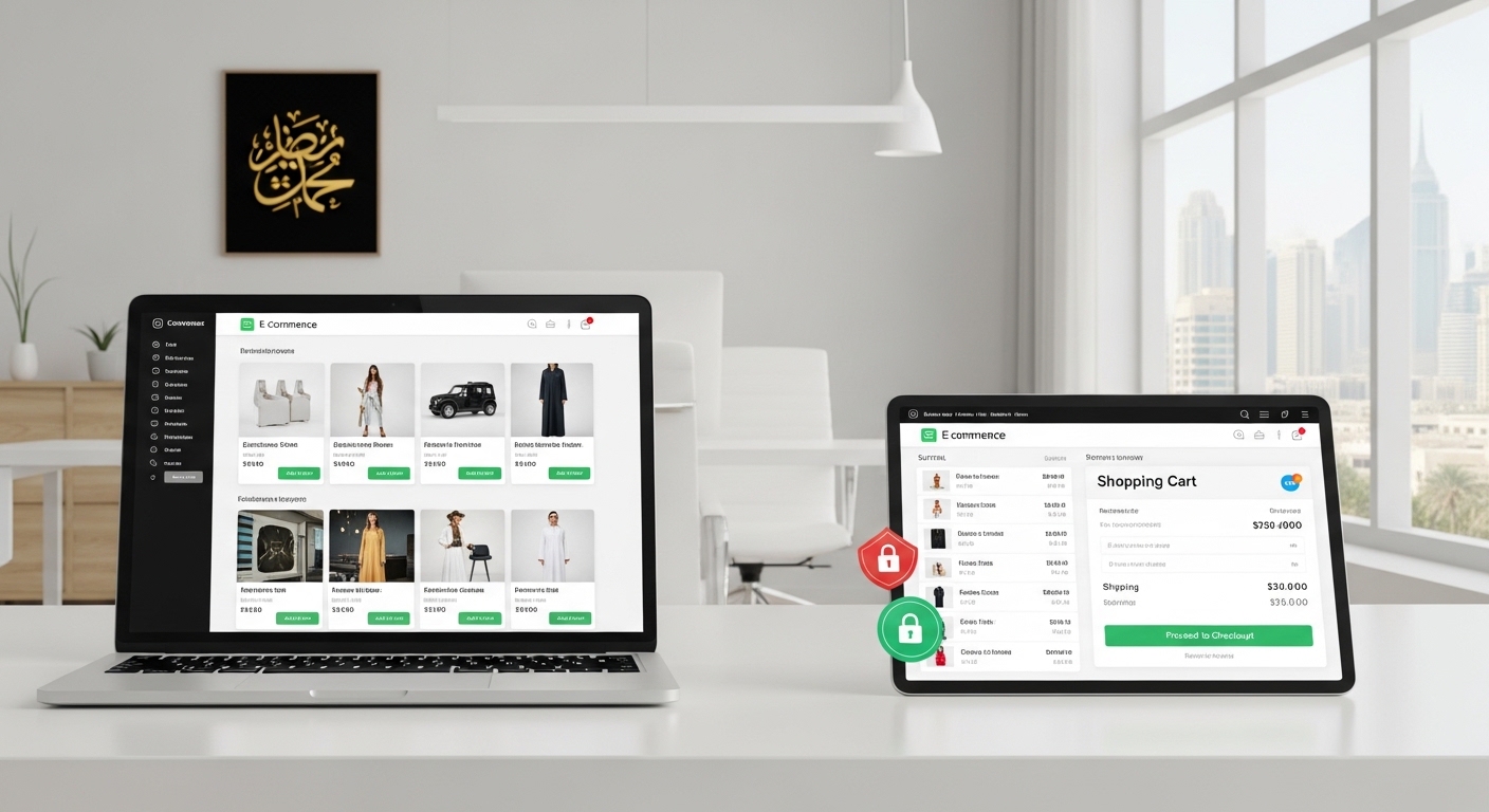 Software Ecommerce Development - Emirates Techhub Full-featured online stores with secure payments and inventory management.